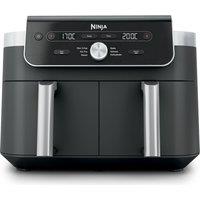 Ninja 6-in-1 DualZone XL DZ901UK 9.5L Air Fryer - Grey, Silver/Grey
