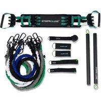 GYMPROLUXE All-in-One Portable Gym, White,Green,Black
