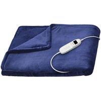 LOGIK L16HTB26 Heated Throw - Dark Blue