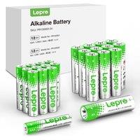 LEPRO AA & AAA Alkaline Batteries - Pack of 24