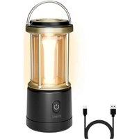 LEPRO 330044-BK LED Camping Lantern - Black