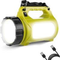 LEPRO LE LED Rechargeable Outdoor Flashlight - 1000 Lumens, Green