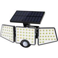 Lepro Solar Security 1000 Integrated Wall Spotlight - Black