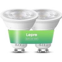 LEPRO LED Spot Light Bulb - GU10, Neutral White, Pack of 2