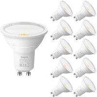 LEPRO LED Spot Light Bulb - GU10, Cool White, Pack of 10