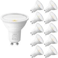 LEPRO LED Spot Light Bulb - GU10, Neutral White, Pack of 10