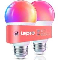 LEPRO AI Smart B1 LED Light Bulb - E27, Twin Pack