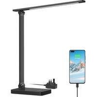 LEPRO 310004-DWW-UK LED Desk Lamp - Black