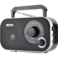 LLOYTRON Calypso Portable FM/AM Radio - Black, Black