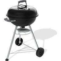 WEBER Compact 47 cm Portable Kettle Charcoal BBQ - Black