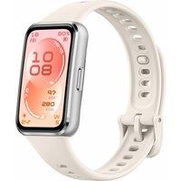HUAWEI Band 11 Fitness Tracker - Aluminium with White Fluoroelastomer Strap, White