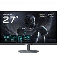 Gigabyte G27Q20 Quad HD 27" IPS LCD Gaming Monitor - Black, Black
