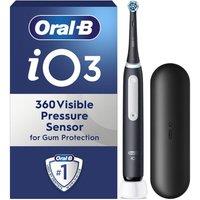 ORAL-B iO3 Electric Toothbrush & Travel Case - Black, Black