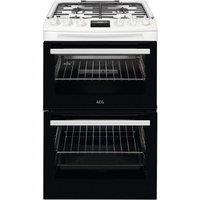 AEG CGX1130ACW 55 cm Gas Cooker - White, White