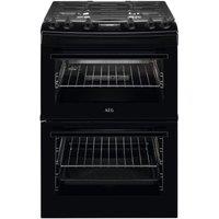 AEG CGX6130ACB 60 cm Gas Cooker - Black, Black