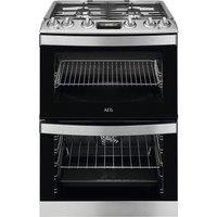 AEG 5000 SurroundCook CKB6541ACM 60 cm Dual Fuel Cooker - Stainless Steel, Stainless Steel