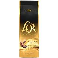 LOR Espresso Classique Coffee Beans - 500 g, Black