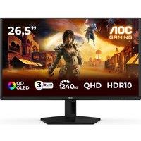 Aoc Q27G41ZDF Quad HD 26.5" QD-OLED Gaming Monitor - Black, Black