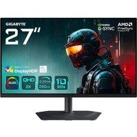GIGABYTE MO27Q2A Quad HD 27 OLED Gaming Monitor - Black, Black
