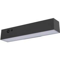 LUCECO Era Solar LED Brick Light with PIR Motion Sensor - Black