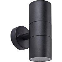 LUCECO PIR Decorative Outdoor LED Wall Light - Black
