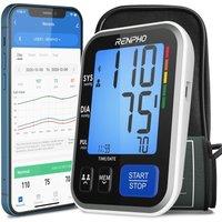 RENPHO Smart Blood Pressure Monitor - Black, Black