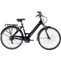 Hyper Bicycles 700C Electric Bike - Black, Black