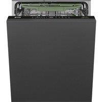 Smeg DIL322BL Full-size Fully Integrated Dishwasher, Black