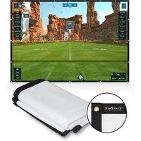 SIMSPACE SIM022 Double Sided Impact Screen - 8'3", White,Black