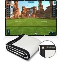 SIMSPACE SIM037 Impact Screen - 9'4", White,Black