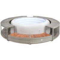 LAY-Z-SPA BWA0015 Hot Tub Surround - Grey
