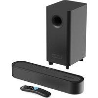 MAJORITY Bowfell Axis Atmos 2.1 Wireless Sound Bar System, Black