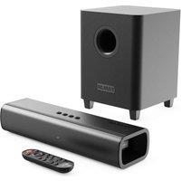 MAJORITY Naga 40 Plus 2.1 Wireless Sound Bar System, Black