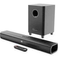 MAJORITY Naga 60 Plus 2.1 Wireless Sound Bar System, Black