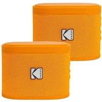 KODAK SoundBrix Portable Bluetooth Speaker - Overload Orange, Set of 2, Orange