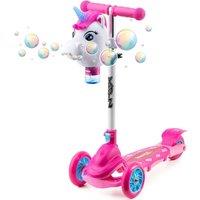 XOOTZ Bubble Go Unicorn Tri-Scooter - Pink & Blue, Blue,Pink