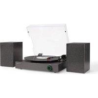 CROSLEY Zane Belt Drive Bluetooth Turntable & Speakers - Black, Black