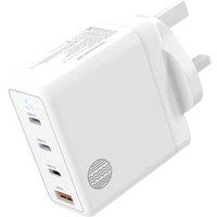 OUR PURE PLANET OPP040 4-Port 140 W GaN Wall Charger - White, White