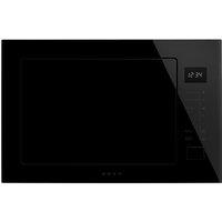 SMEG FMI225BI Built-in Microwave with Grill - Black, Black