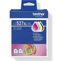 BROTHER LC527XLVAL Cyan, Magenta, Yellow & Black Ink Cartridges - Multipack, Black,Cyan,Yellow,Magenta