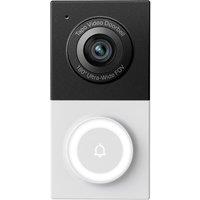 TP-LINK Tapo D130 Smart Wired Video Doorbell with Chime - Black & White, White,Black