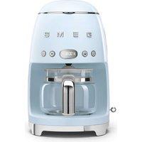 SMEG DCF02PBUK 50s Style Filter Coffee Machine - Pastel Blue, Blue