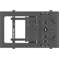 MULTIBRACKETS Hospitality Flex arm with STB Enclosure Tilt & Swivel 37 - 70 TV Bracket - Black, Black