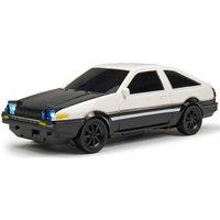 RCG Racing Micro DC Retro Drift Car - White & Black, Black,White