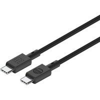 OUR PURE PLANET OPP087 Braided USB-C to USB-C Cable - 1 m, Black, Black
