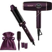 REVAMP GSDR641BR14PP The Blow Out Edit Hairdryer Gift Set - Purple, Purple