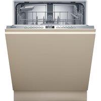 NEFF N50 S175HTX14G Full-size Fully Integrated WiFi-enabled Dishwasher, Silver/Grey