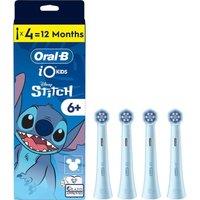 ORAL-B iO Kids Disney Stitch Replacement Toothbrush Head Pack of 4