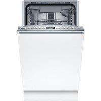 BOSCH Series 4 SPV4EMX17G Slimline Fully Integrated WiFi-enabled Dishwasher, White