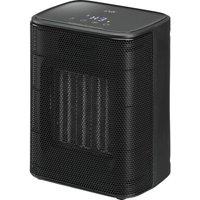 LOGIK 10300486 Ceramic Fan Heater - Black, Black